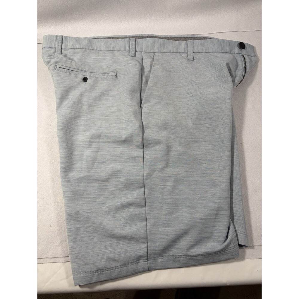 George Men's 38 Light Blue Chino Shorts Golf sleek classic timeless dress